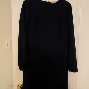 LOFT Black Long Sleeve Dress